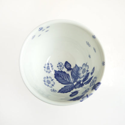 ウェッジウッド (WEDGWOOD) ストロベリー ブルーム インディゴ ジャパニーズティーカップ200ml