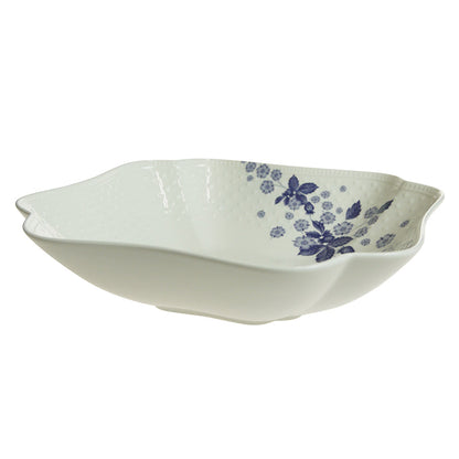 ウェッジウッド (WEDGWOOD) ストロベリー ブルーム インディゴ スクエアボウル 23cm