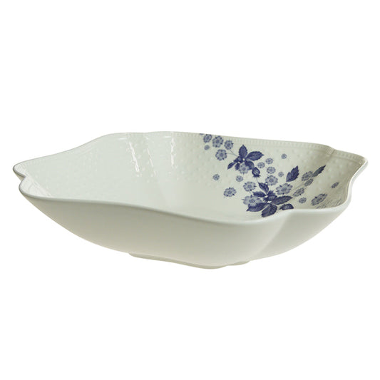 ウェッジウッド (WEDGWOOD) ストロベリー ブルーム インディゴ スクエアボウル 23cm