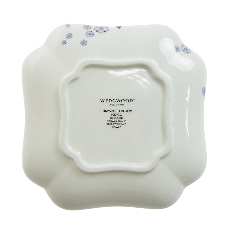 ウェッジウッド (WEDGWOOD) ストロベリー ブルーム インディゴ スモールプレート 14cm